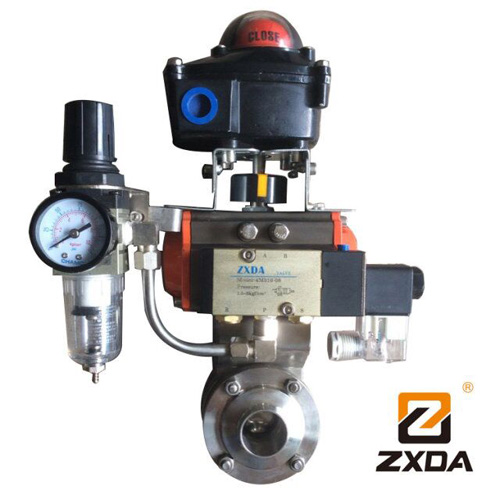 衛生級氣動蝶閥(快裝蝶閥)