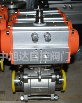 三片式氣動快裝球閥