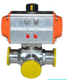 氣動快裝三通球閥