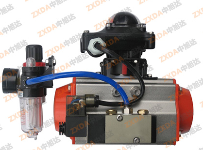 AT氣動執行器帶三聯件