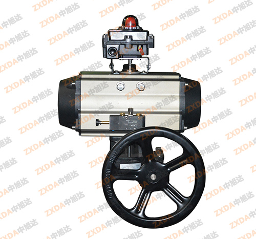 防爆氣動帶手動氣動執行器